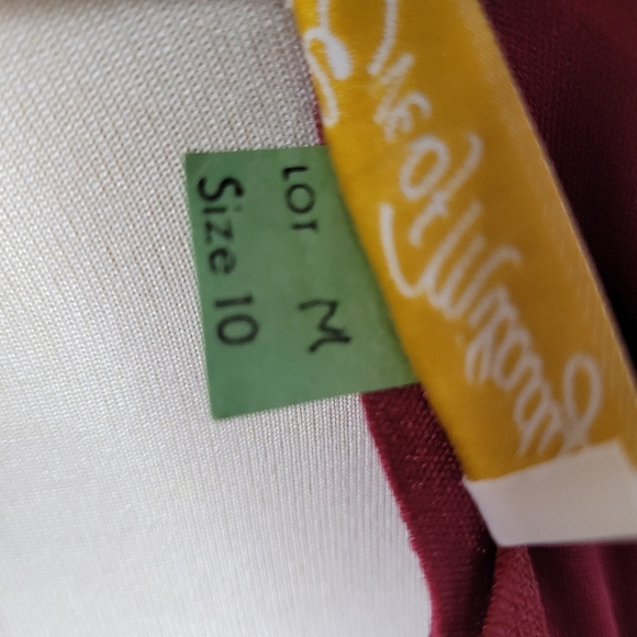 Vintage Eve of Milady Gown Victorian Inspired Lace Illusion Neckline Romantic - Picture 11 of 11